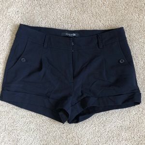 Forever 21 Navy Blue Shorts